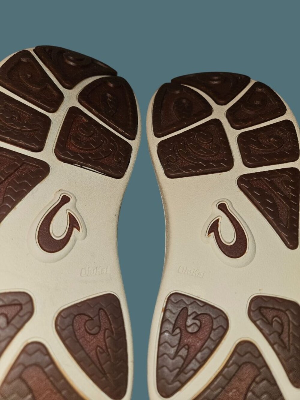 Olukai Nohea Moku Slip On Casual Gray Textile Men Shoes Size 8 - Picture 8 of 10